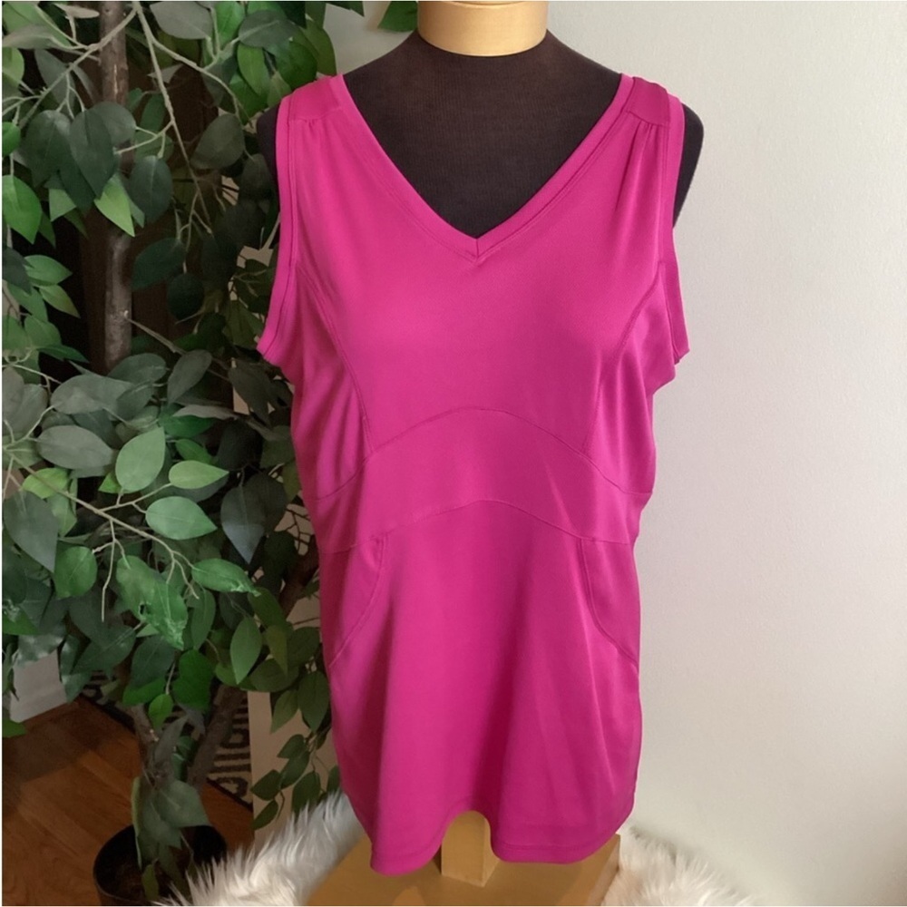 Bianca Nygard Weekend Woman’s Large 14-16 pink  v neck tank top